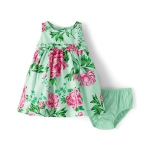 Gymboree Time for Tea Floral Dress size 6-9 months 🌸 👗